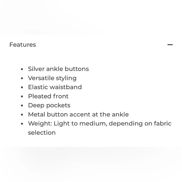 Tillage Sophisticated Cropped Pants Lightweight Joggers - Picture 6 of 7